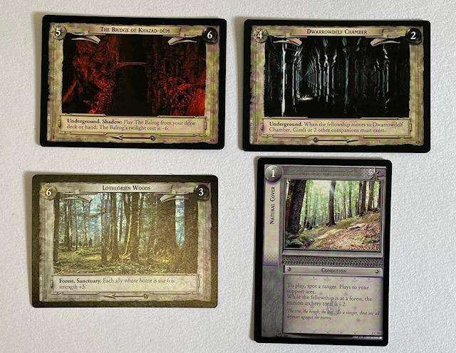 LORD OF THE RINGS TCG - X4 CARDS 2002 - DECIPHER