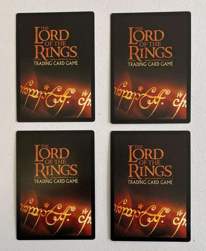 LORD OF THE RINGS TCG - X4 ORC CARDS 2002 - DECIPHER