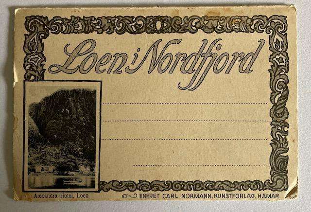 Antique Picture Postcard - late 1890's - early 1900's - NORWAY - Eneret Carl Normann - RARE!