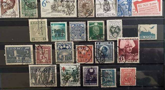 Mixed War / Peace stamps - used - "COALITION OF THE WILLING"  2025 - THEMATIC