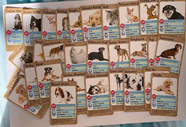 Top Trumps cards - Who's the most Loveable DOGS? - Collectable