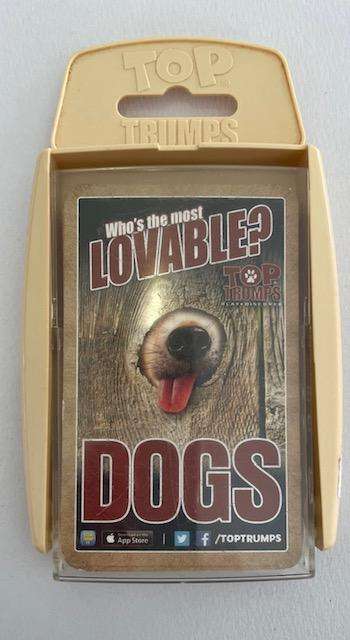 Top Trumps cards - Who's the most Loveable DOGS? - Collectable