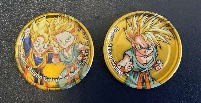 Dragon Ball Z  Metal Tazo's x 2 - 2003