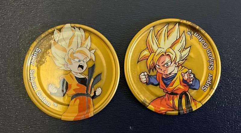 Dragon Ball Z  Metal Tazo's x 2 - 2003