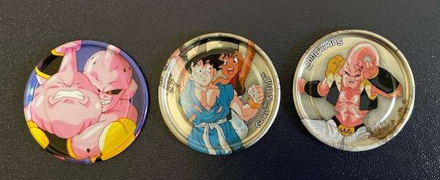 Dragon Ball Z  Metal Tazo's x 3 - 2003