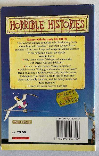 Horrible Histories - The Vicious Vikings - 1994- Terry Deary - 128 pages
