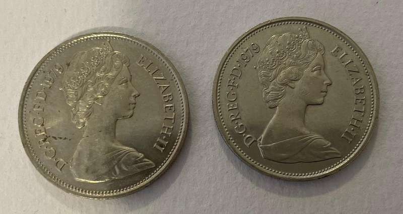 Great Britain - 10 New Pence 1979 x 2