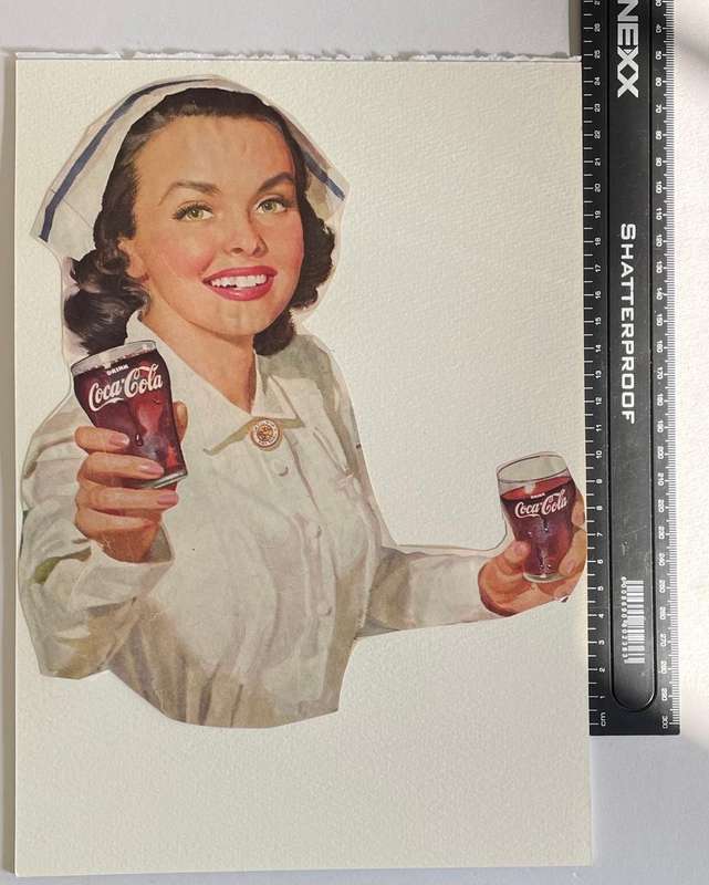 Vintage advertisement for Coca Cola - circa early 1950's