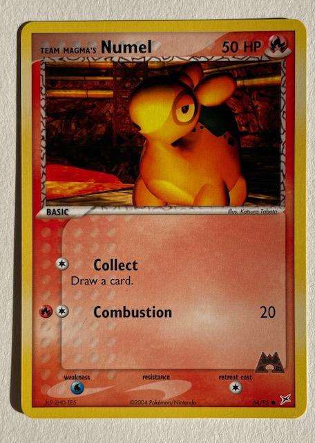Pokémon TCG - TEAM MAGMA'S NUMEL - 64/95  - LP NM