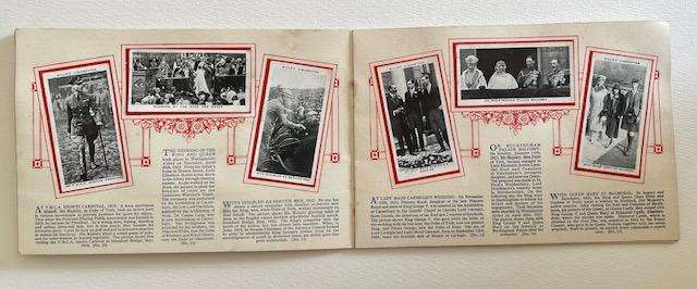 MY KING AND QUEEN -Issued by WD & HO  Wills - Cigarettes Card Booklet 1937 - has all the cards!