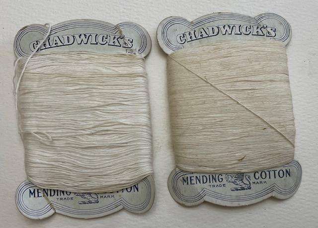 Vintage Chadwicks Mending Cotton x 2 - * Vintage sewing