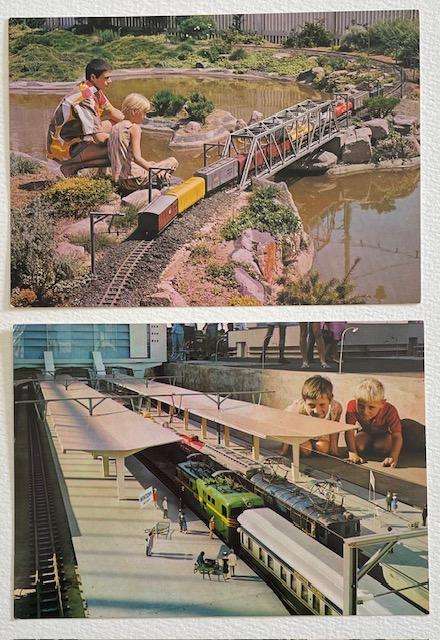 Vintage postcard -  MINI TOWN  x 2 postcards DURBAN.  *Africana.