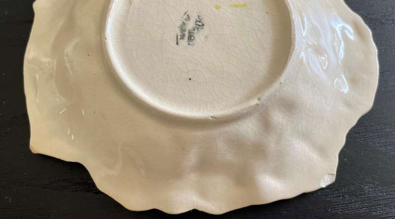 Vintage Hydrangea Trinket dish - AVON pottery