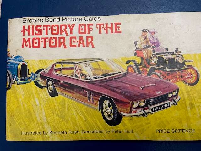 Brooke Bond Cards Booklet. The History of Motor Cars