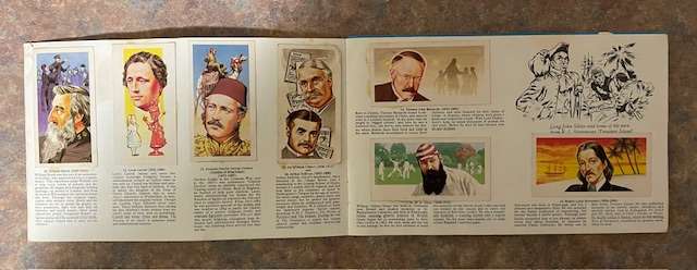 Brooke Bond Cards. Famous People 1869 - 1969 booklet