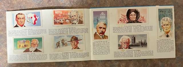 Brooke Bond Cards. Famous People 1869 - 1969 booklet