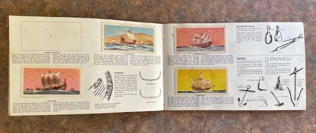 Brooke Bond Card Booklet. The Saga of Ships