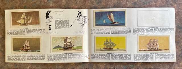 Brooke Bond Card Booklet. The Saga of Ships