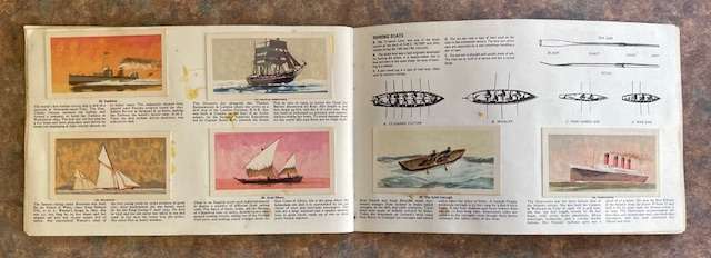 Brooke Bond Card Booklet. The Saga of Ships
