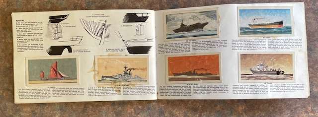 Brooke Bond Card Booklet. The Saga of Ships