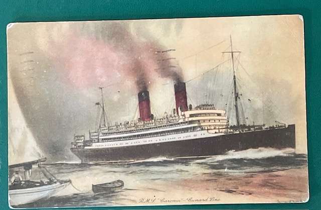 RMS "Caronia"  Cunard Line Postcard 1932