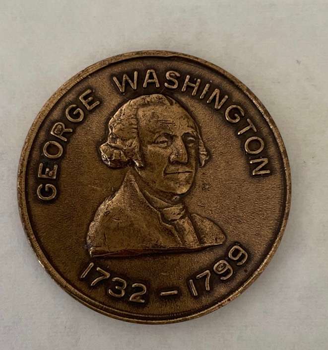 Vintage George Washington Token  - Liberty Inscription on the back
