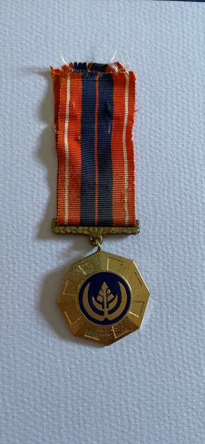 South African Defence Force - Pro Patria Medal with ribbon. #51422