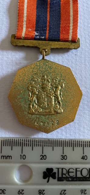 South African Defence Force - Pro Patria Medal with ribbon. #51422