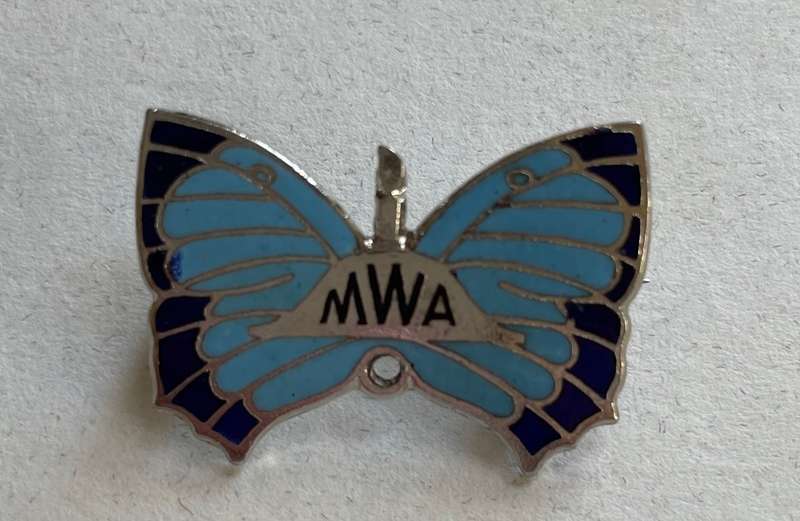Vintage Badge - Women's Moth Association - made in Pretoria, South Africa. Great condition!