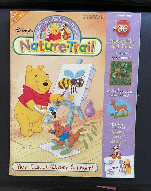 Winnie The Pooh and Friends - Nature Trail magazine  #36.  Disney Collectible!