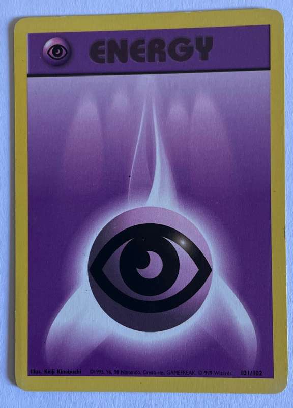 Pokémon TCG -  GASTLY 75/130 , HAUNTER 29/102, GENGAR 5/62 + Energy Card