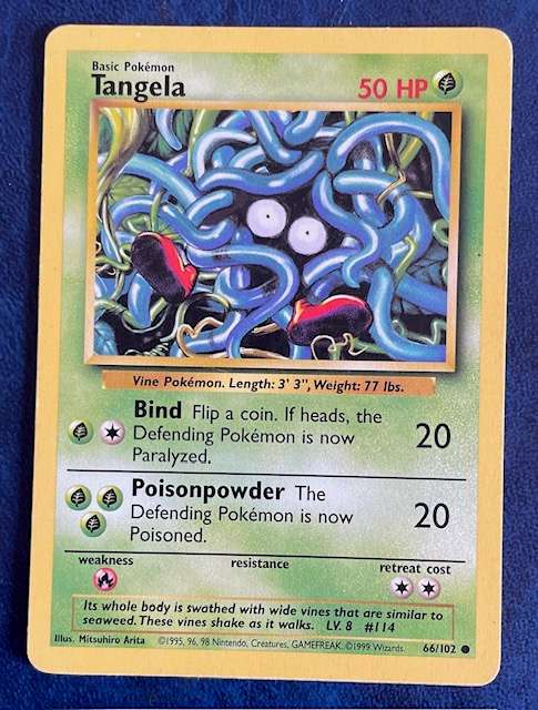 Pokémon TCG - TANGELA - 1999 - 66/102