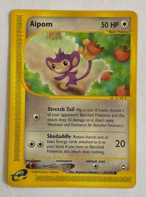 Pokémon Trading Card - 2002 - AIPOM - 67/147 LP
