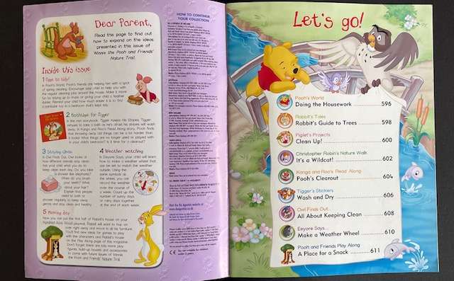 Winnie The Pooh and Friends - Nature Trail magazine  #34. Disney Collectible!