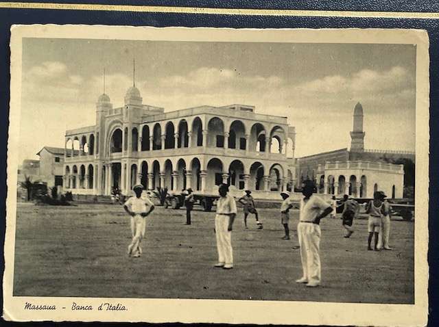 Vintage postcard - Massana, Ethiopia under Italian occupation - Banca d'Italia