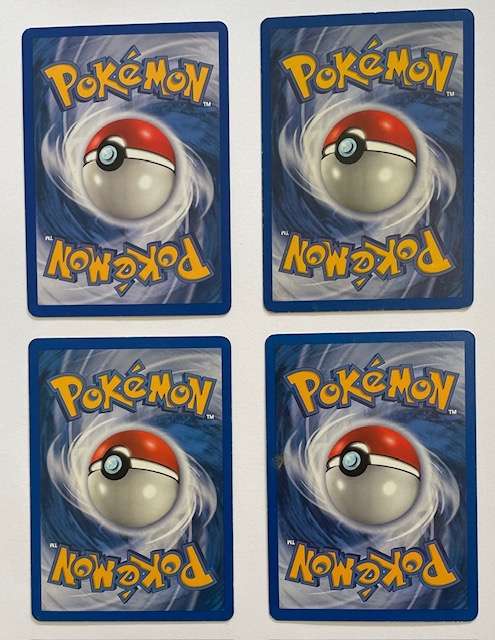 Pokémon Trading Cards x 4. NUMEL 69/97, RHYHORN 61/64, CUBONE 72/141 + MAREEP 93/147