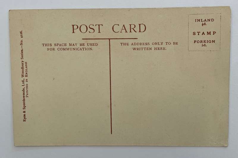 Antique postcard - The Cherub Choir - Sir J Reynolds, Woodbury Series #4226