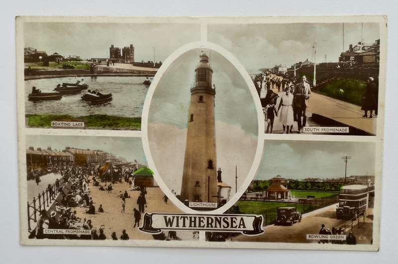 Vintage postcard -  Withernsea - Excel series - postal history