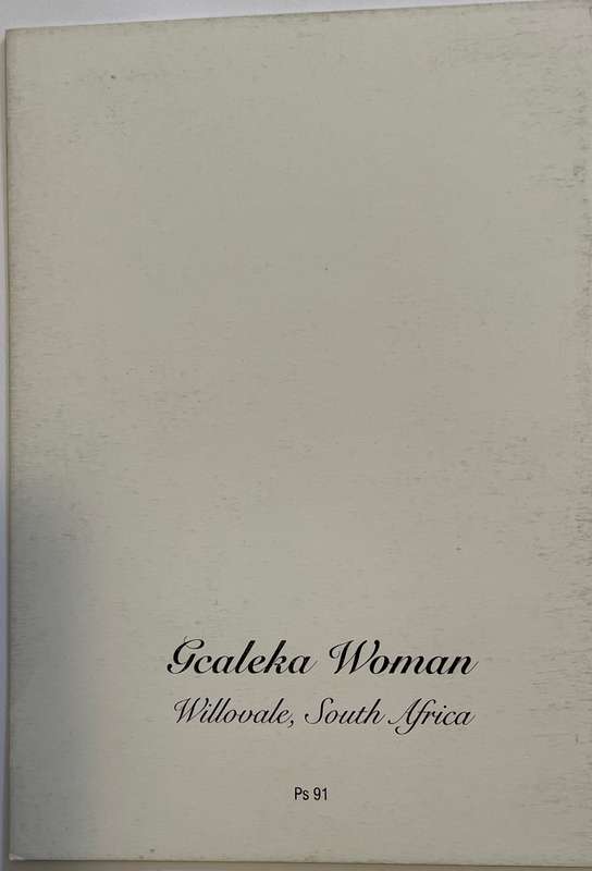Art Notelet -Gcaleka Woman, Willowdale, South Africa - from original pastel by Stephanie Brice
