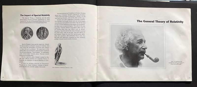 The Universe of Dr. Einstein - Soft cover Book -collectable!