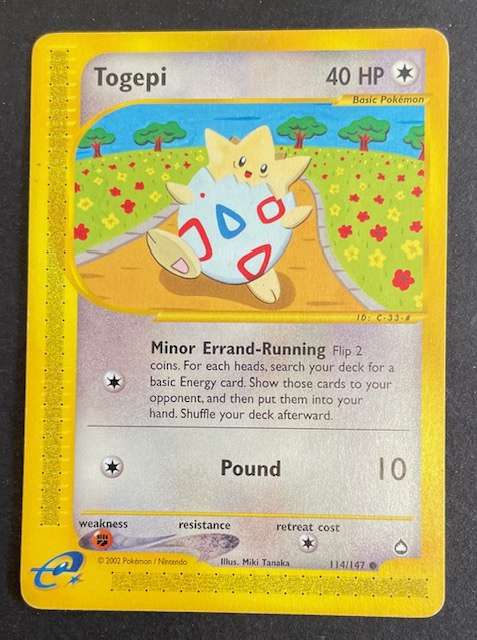 Pokémon Trading Card - 2002 - TOGEPI - 114/147 LP