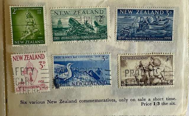 Stamps - New Zealand Commemorative on paper - used