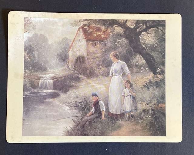 Vintage Postcard -- LARGE - PAINTING