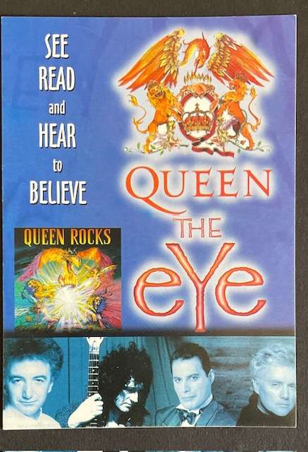 Vintage Post Card - QUEEN - The Eye - #216 Grapevine Postcards - Music Memorabilia