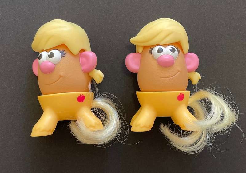 McDonalds Collectable Toys - 2021 - My Little Pony - Mrs. Potato Head x2 Great condition!