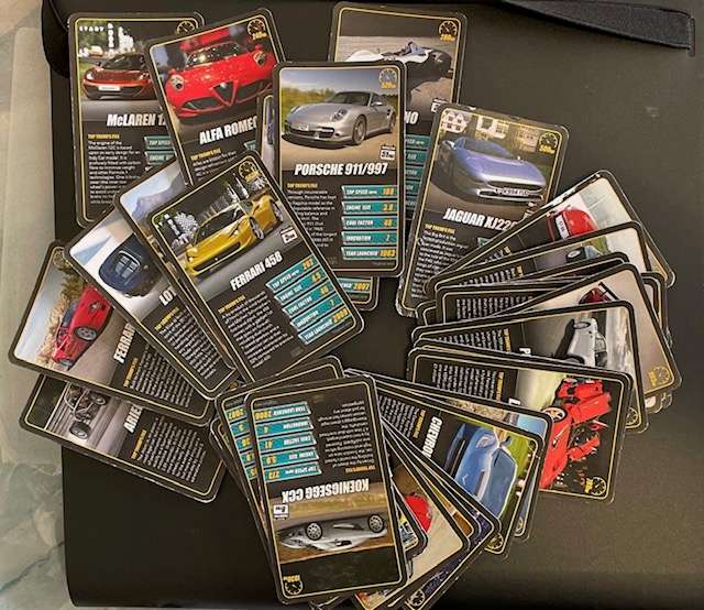 Top Trumps cards - SPORTS CARS - Collectable