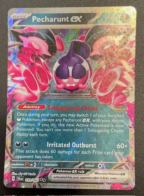 Pokémon Trading Card - 2024 - PECARUNT EX - FOIL - DOUBLE RARE - 39/64 - NM