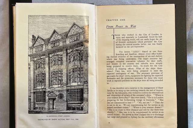 THE FLAG OF THE SOUTHERN CROSS (Book 2) - F. C.  BOWEN (HARDBACK)  1935-1945 - MARITIME HISTORY