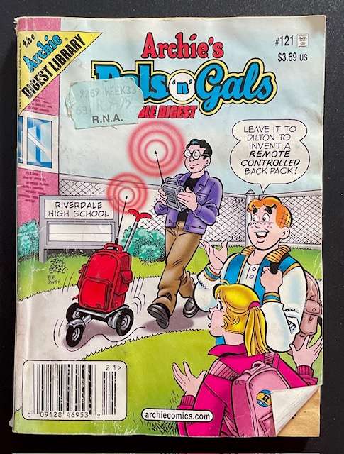 Archie Comic Book - Archies Pals and Gals Double Digest #121 2008