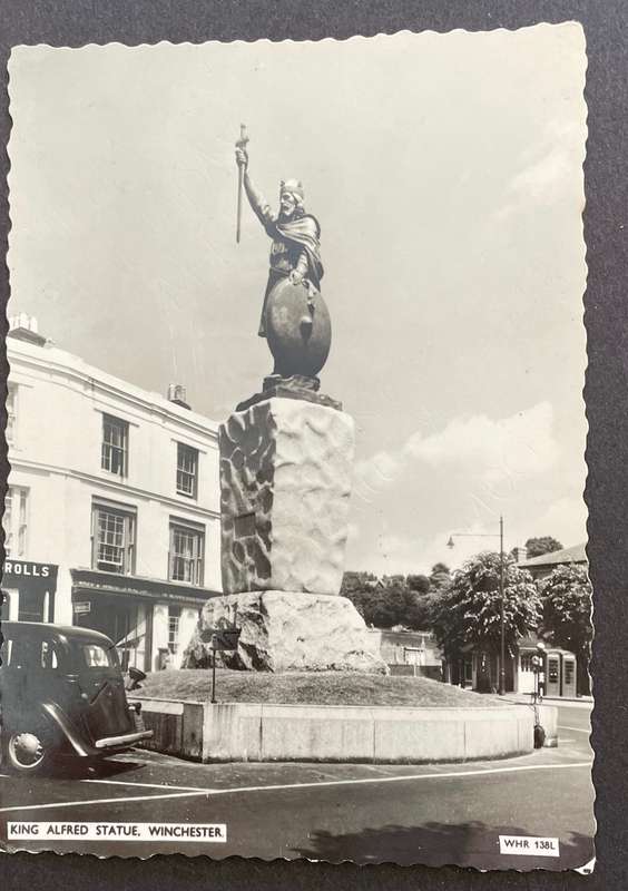 Antique postcard - TUCK'S - King Alfred Statue - Winchester - # WHR138L